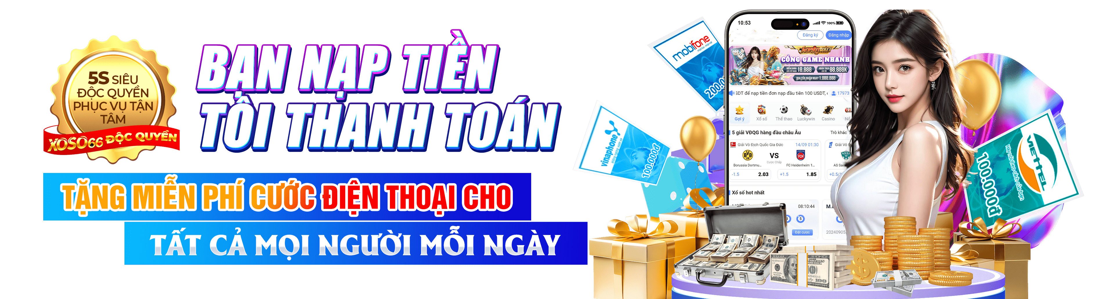Hình ảnh quảng cáo của winbet hiển thị nền tảng và các lợi ích