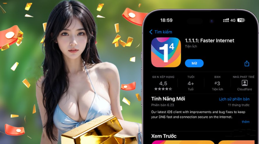 Hình ảnh quảng cáo của winbet hiển thị nền tảng và các lợi ích